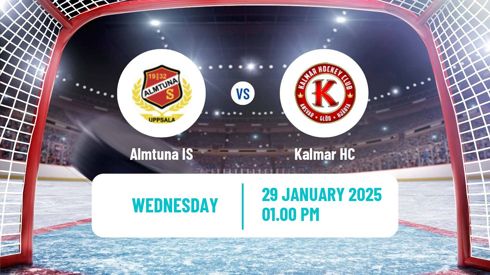 Hockey Swedish Hockey Allsvenskan Almtuna IS - Kalmar