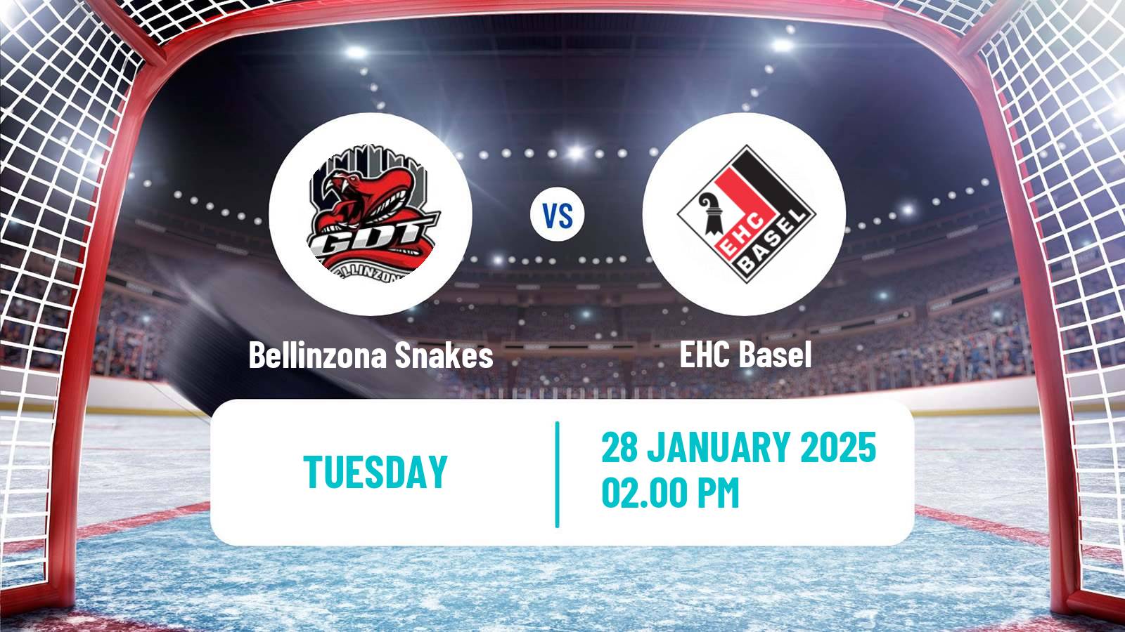 Hockey Swiss League Hockey Bellinzona Snakes - EHC Basel