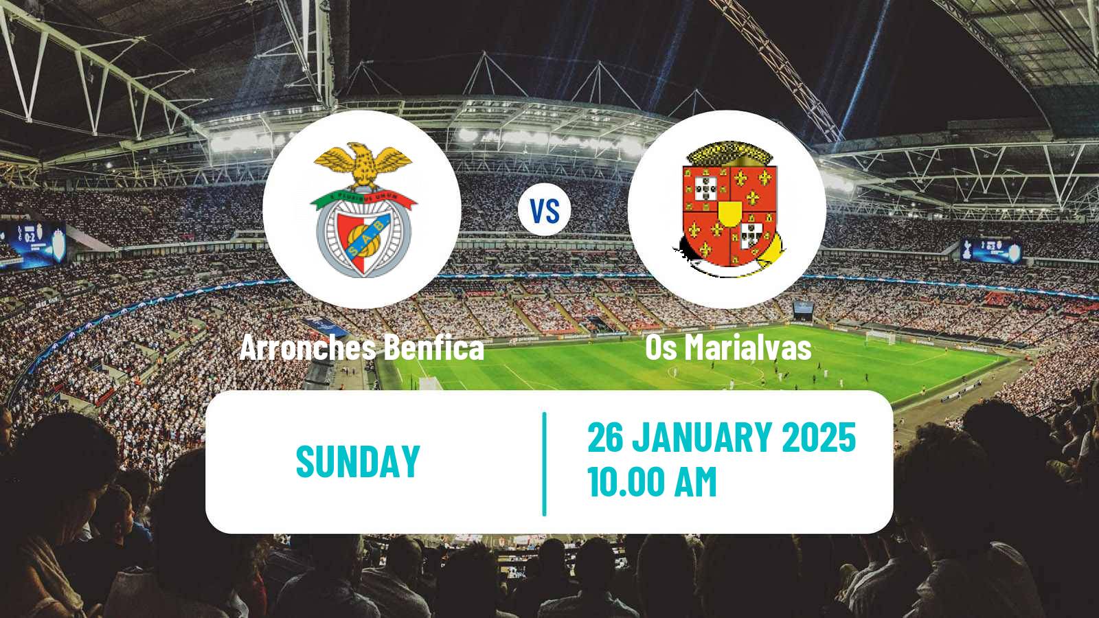 Soccer Campeonato de Portugal - Group C Arronches Benfica - Os Marialvas