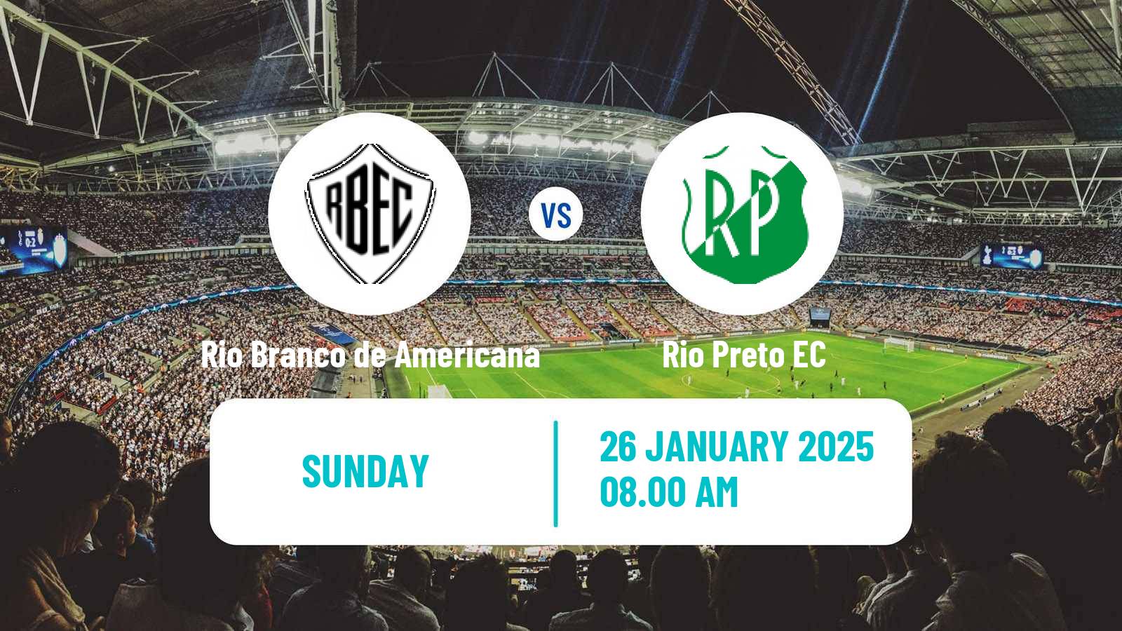 Soccer Brazilian Campeonato Paulista A3 Rio Branco de Americana - Rio Preto