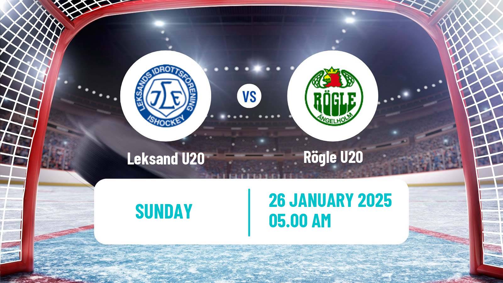 Hockey Swedish Superelit U20 Hockey Leksand U20 - Rögle U20