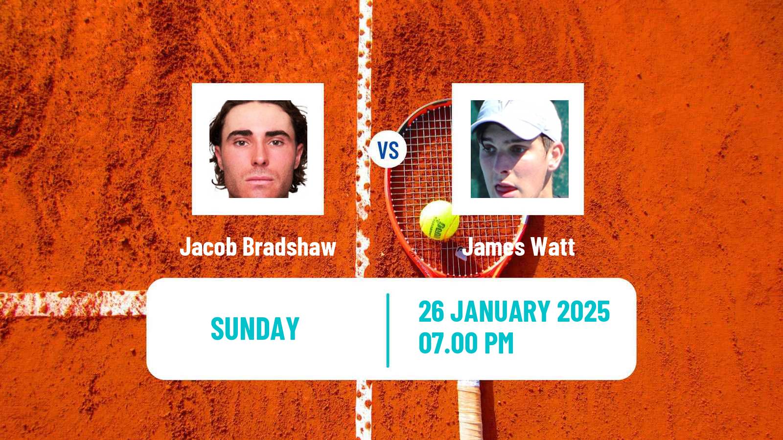 Tennis Brisbane Challenger Men Jacob Bradshaw - James Watt