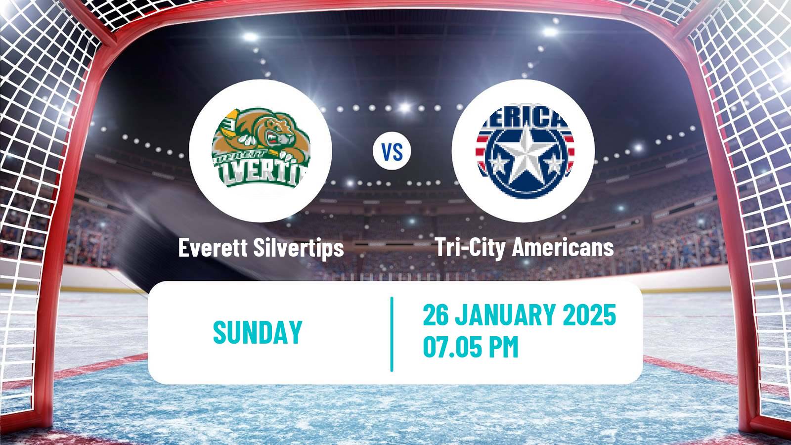 Hockey WHL Everett Silvertips - Tri-City Americans