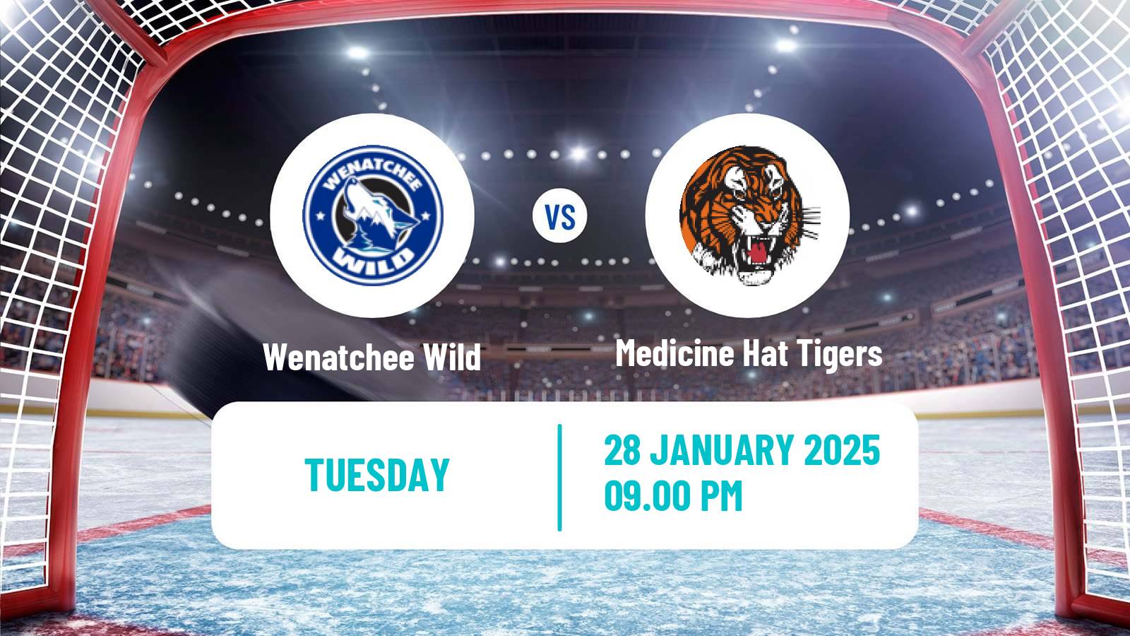 Hockey WHL Wenatchee Wild - Medicine Hat Tigers