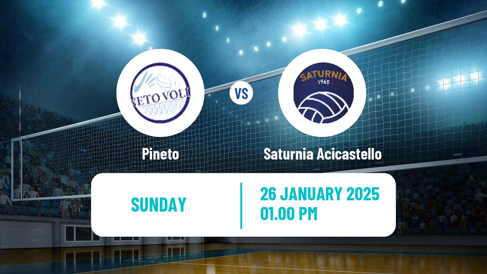 Volleyball Italian Serie A2 Volleyball Pineto - Saturnia Acicastello