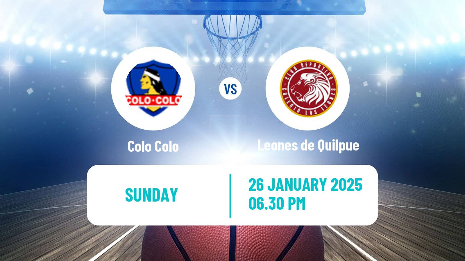 Basketball Chilean LNB Colo Colo - Leones de Quilpue