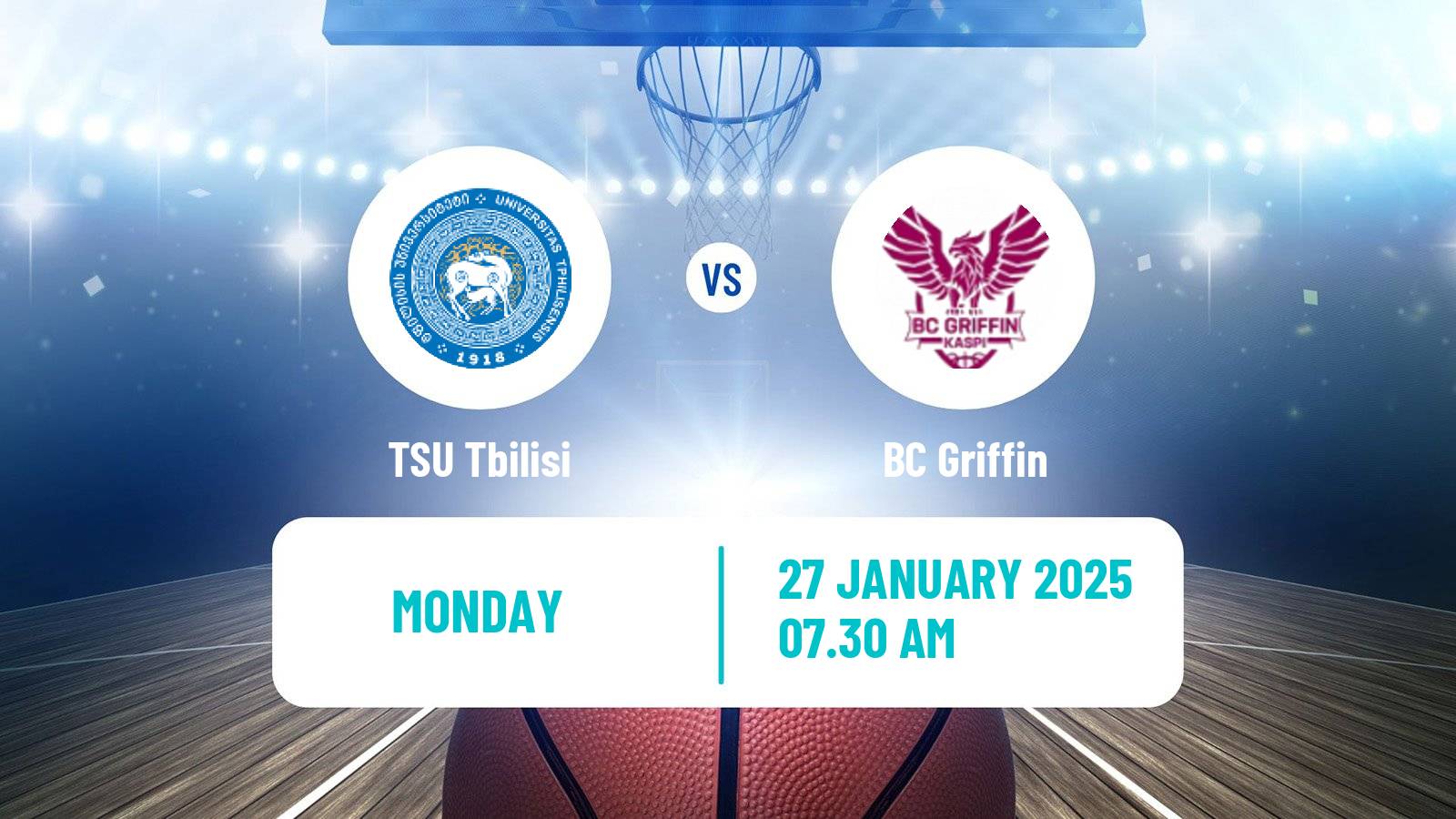 Basketball Georgian Cup Basketball TSU Tbilisi - Griffin