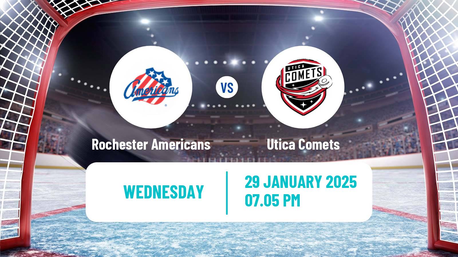 Hockey AHL Rochester Americans - Utica Comets