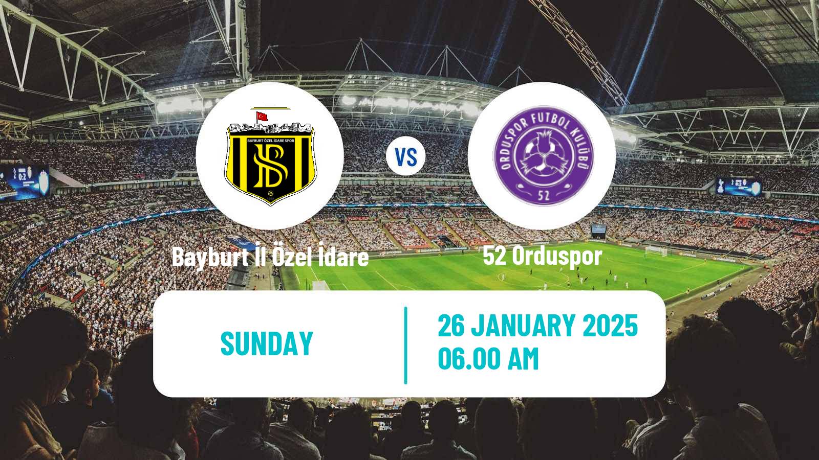 Soccer Turkish 3 Lig Group 3 Bayburt İl Özel İdare - 52 Orduspor