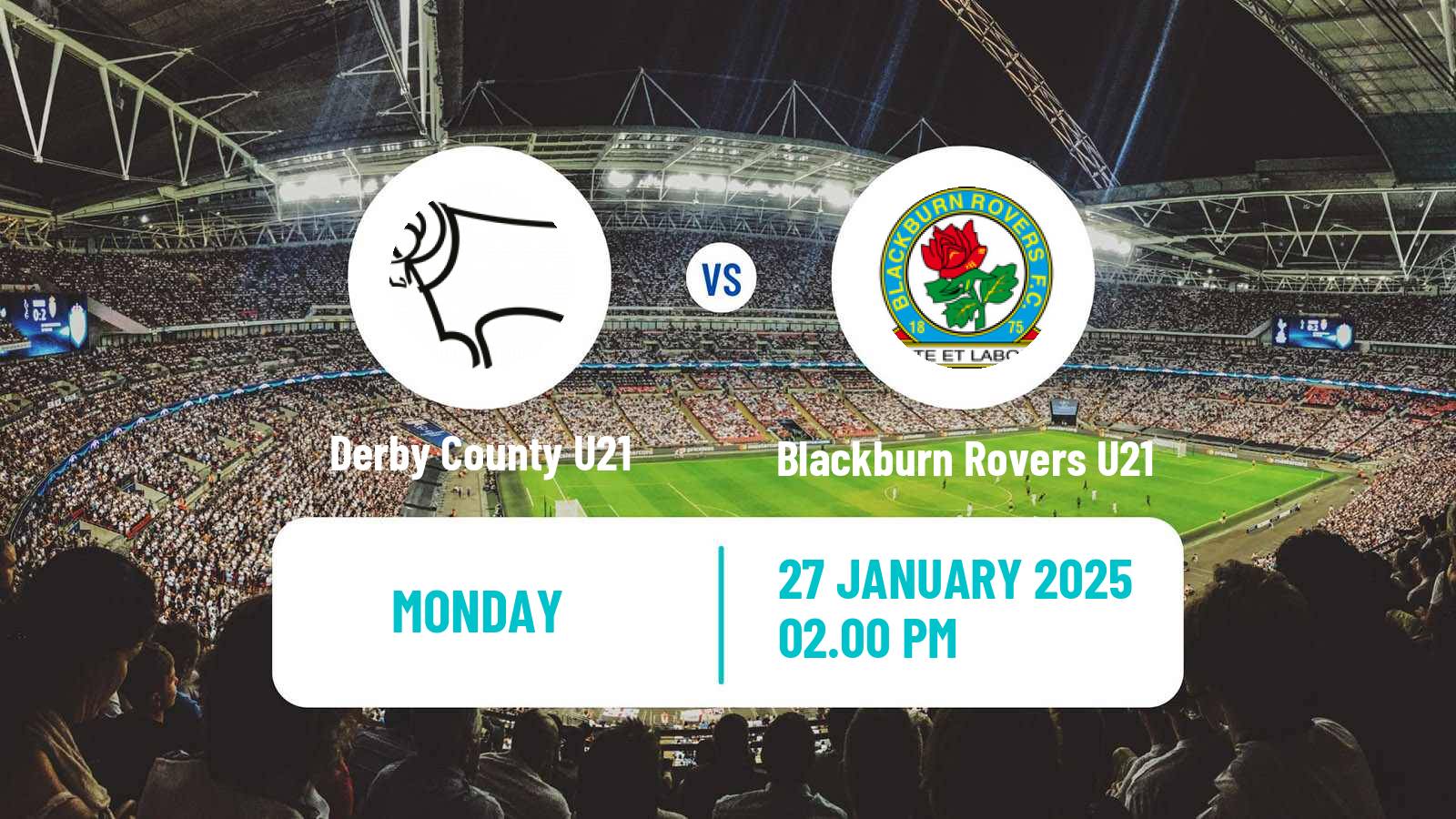 Soccer English Premier League 2 Derby County U21 - Blackburn Rovers U21