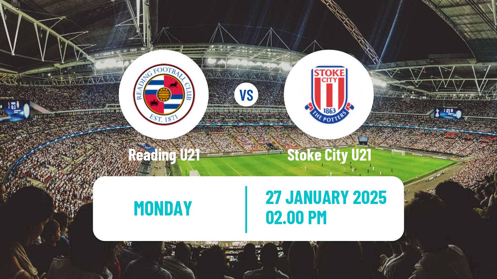 Soccer English Premier League 2 Reading U21 - Stoke City U21