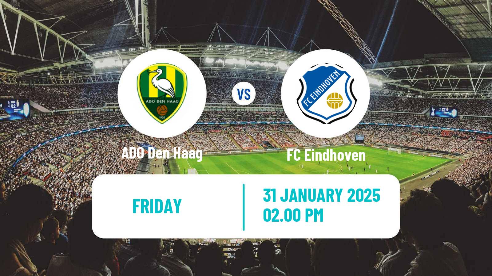 Soccer Dutch Eerste Divisie ADO Den Haag - FC Eindhoven