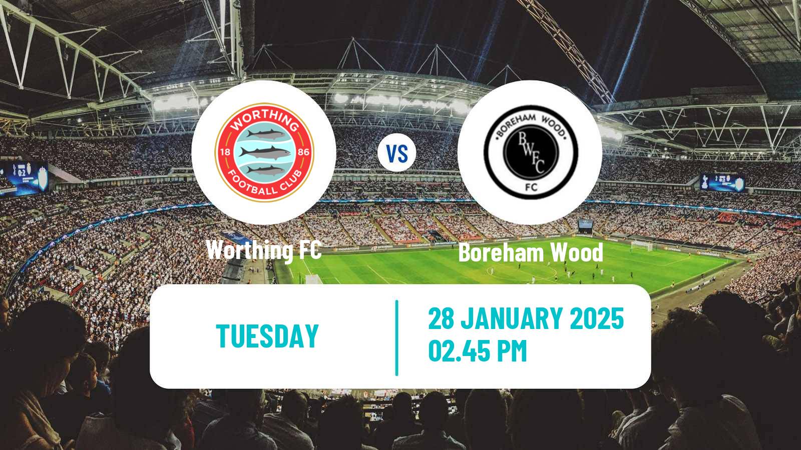 Soccer English National League South Worthing - Boreham Wood