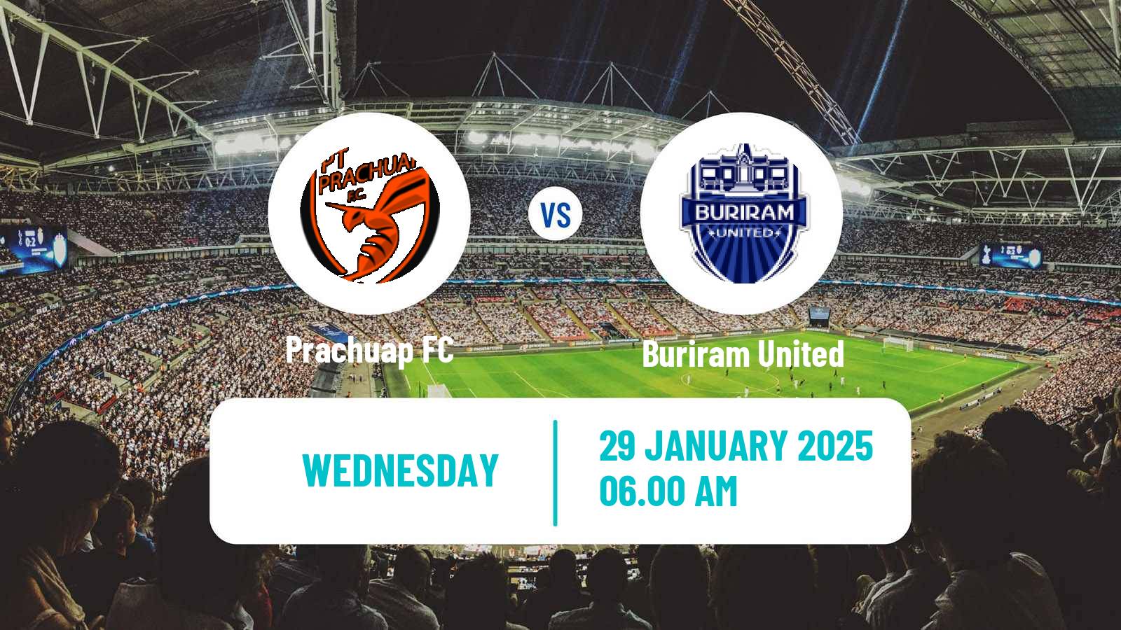 Soccer Thai League 1 Prachuap - Buriram United