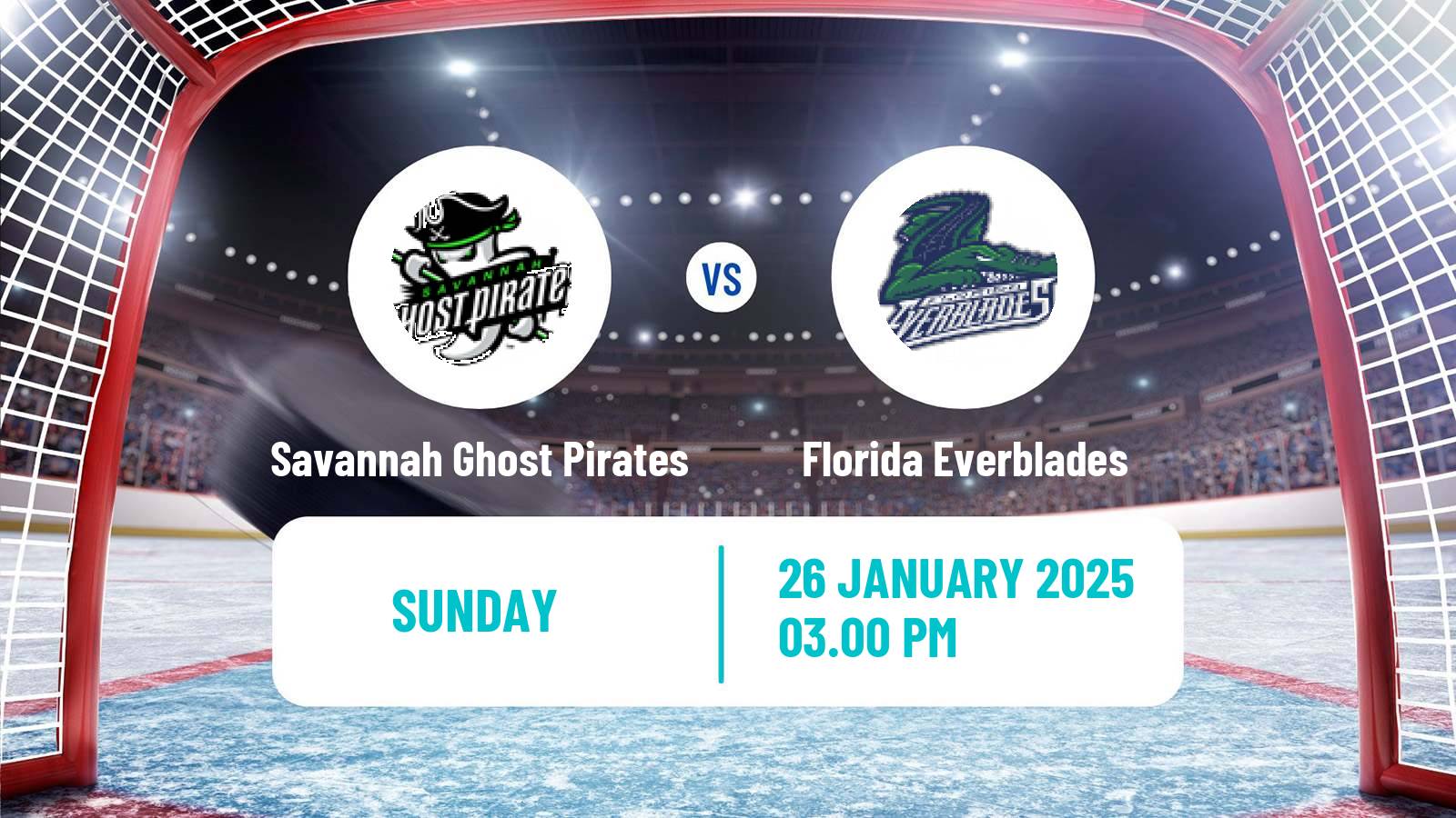 Hockey ECHL Savannah Ghost Pirates - Florida Everblades