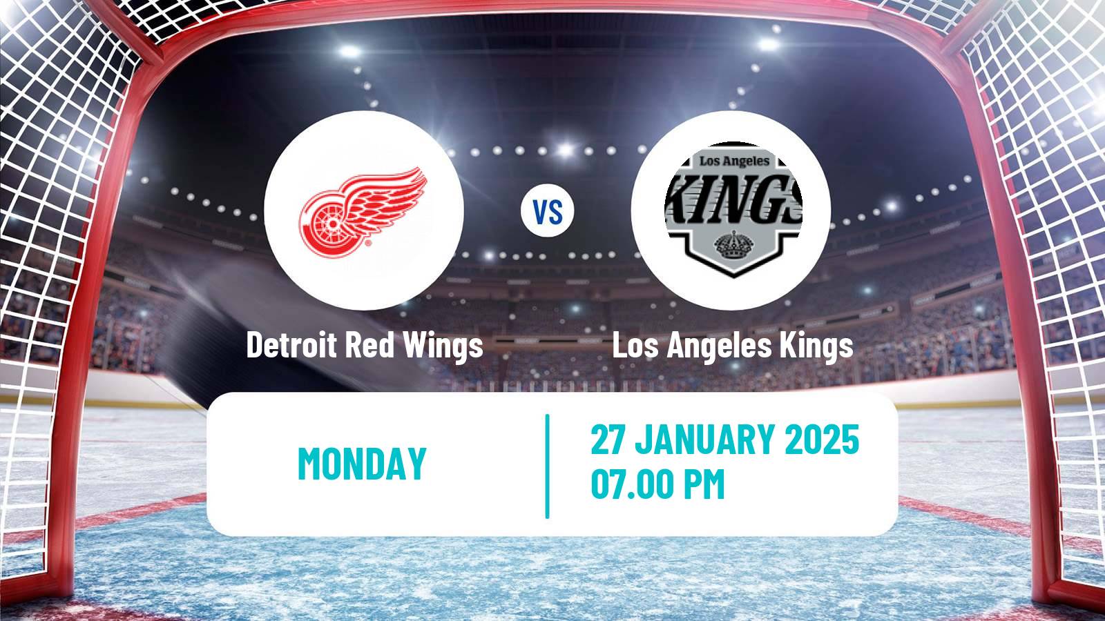 Hockey NHL Detroit Red Wings - Los Angeles Kings