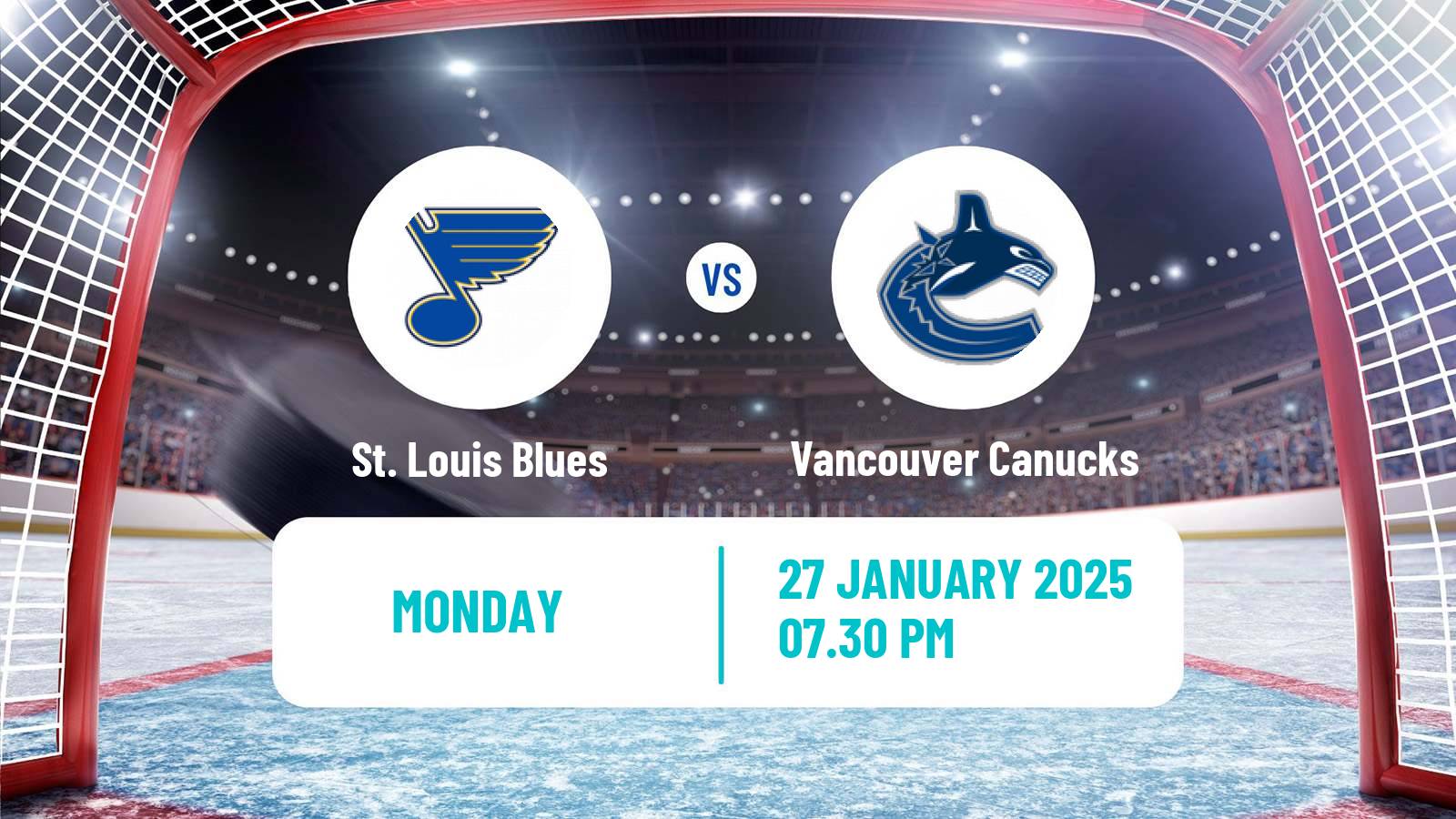 Hockey NHL St. Louis Blues - Vancouver Canucks