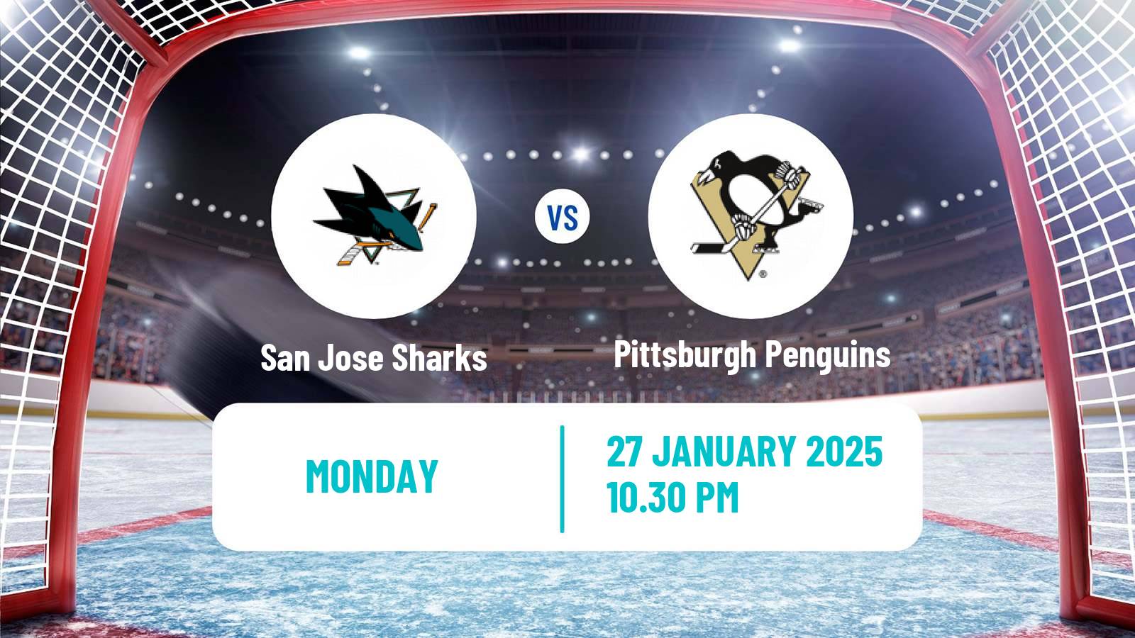 Hockey NHL San Jose Sharks - Pittsburgh Penguins