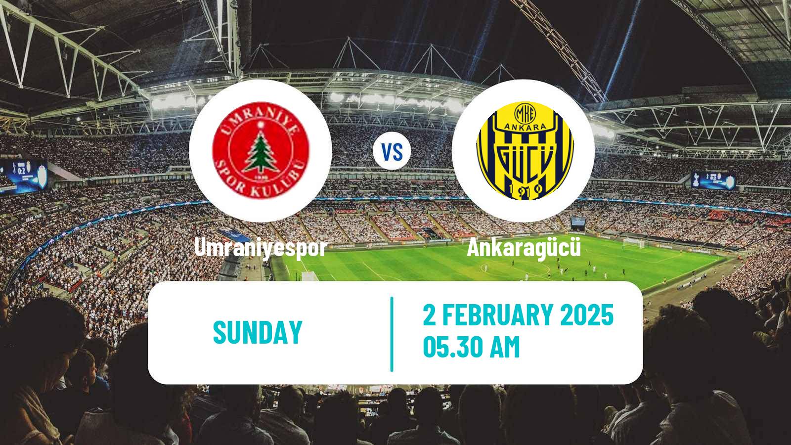 Soccer Turkish First League Umraniyespor - Ankaragücü