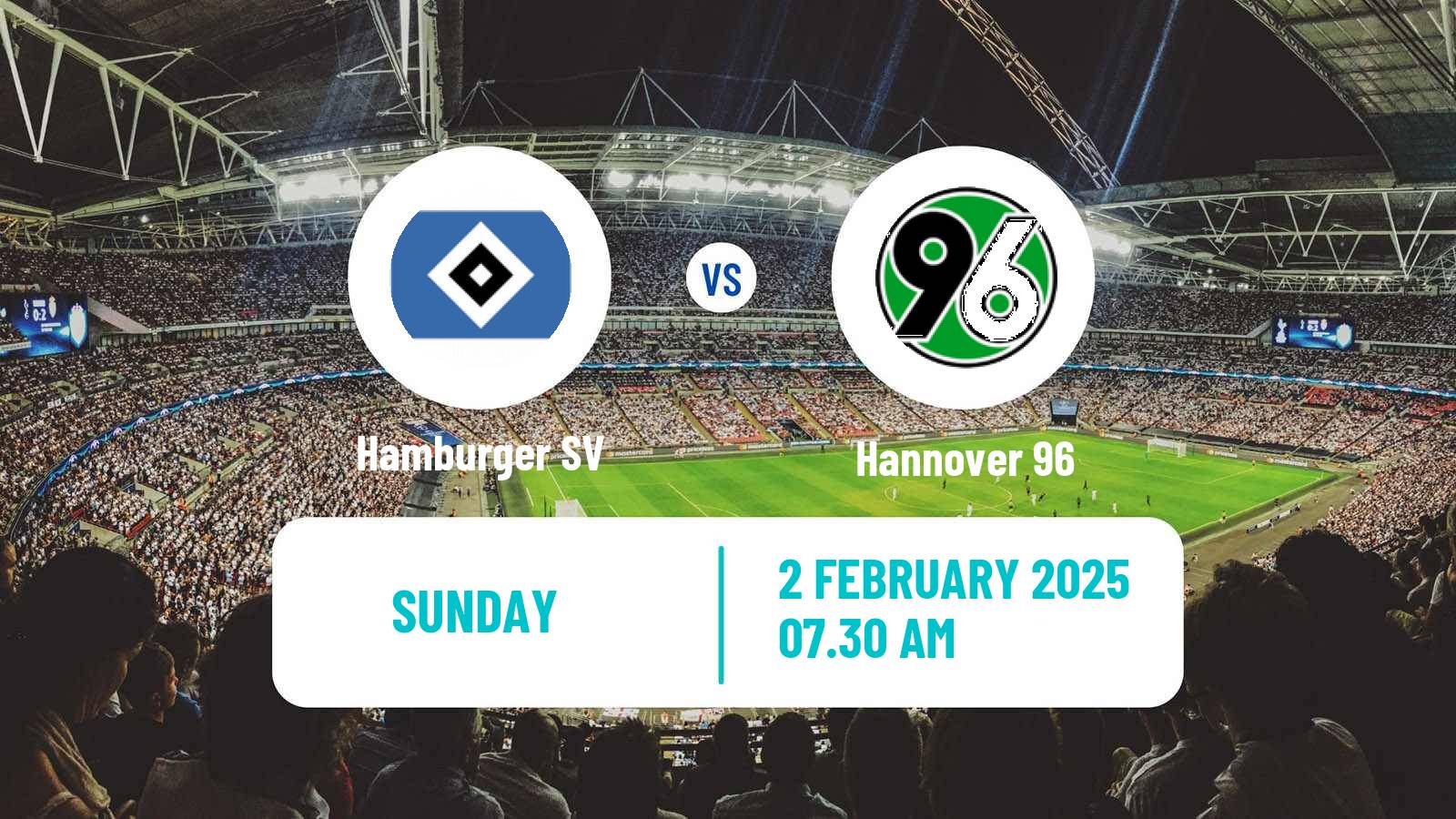 Soccer German 2 Bundesliga Hamburger SV - Hannover