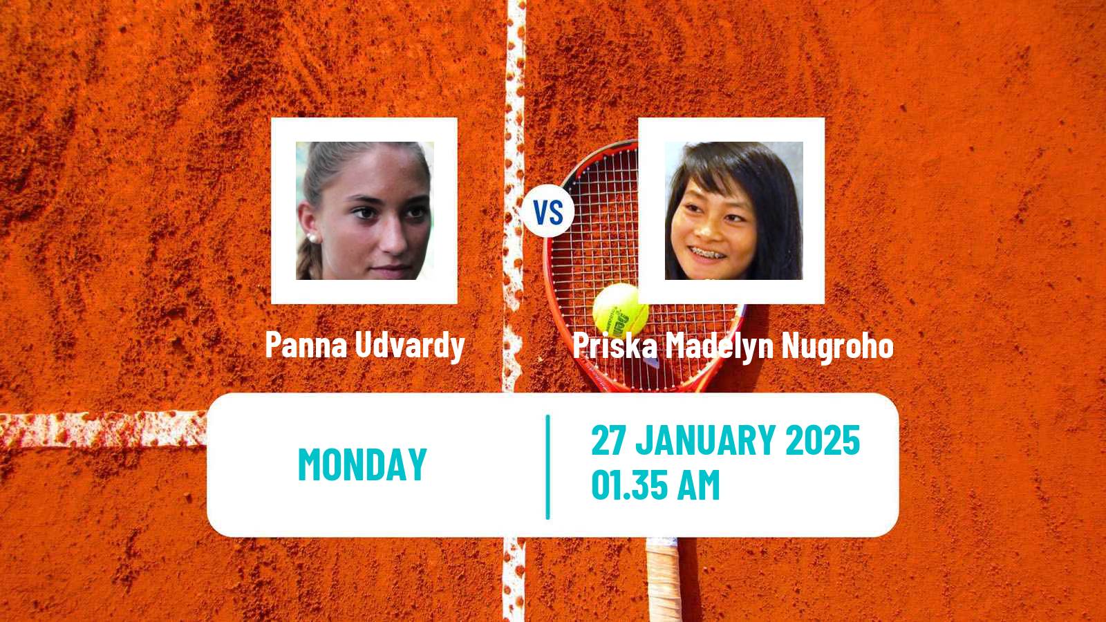 Tennis ITF W75 Pune Women Panna Udvardy - Priska Madelyn Nugroho