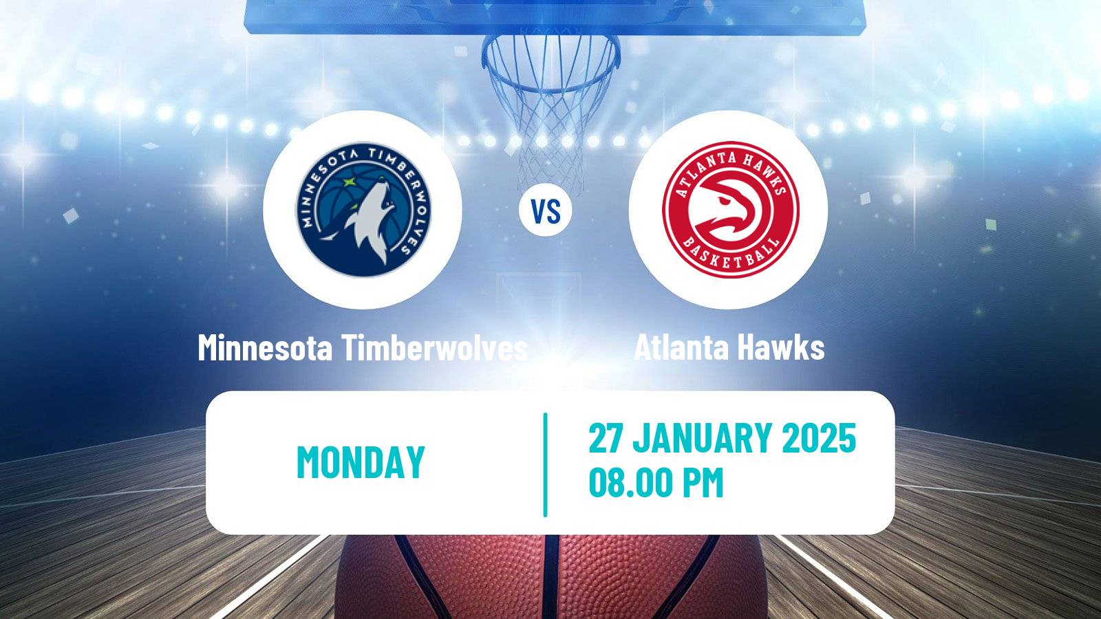 Basketball NBA Minnesota Timberwolves - Atlanta Hawks