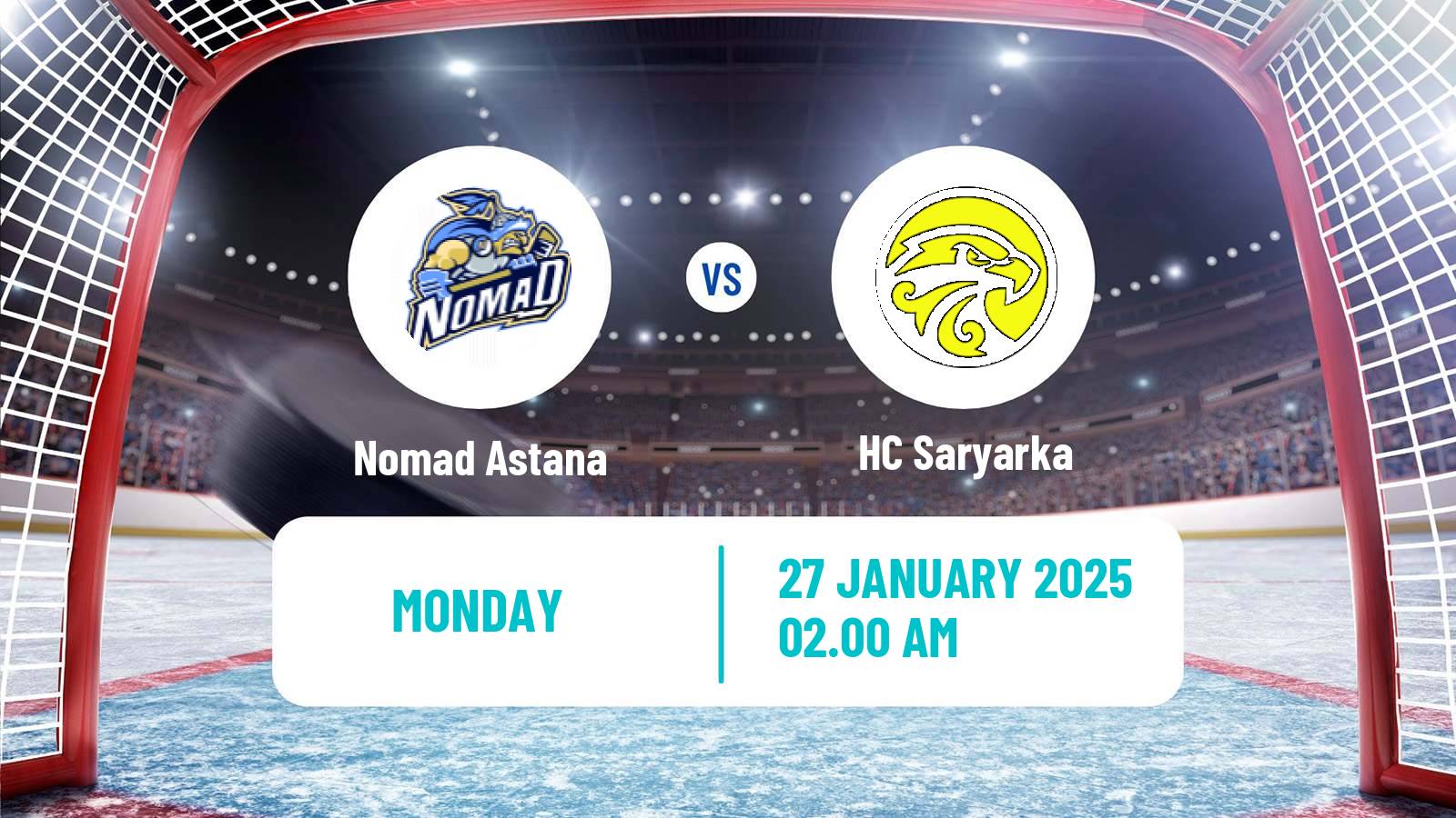 Hockey Kazakh Ice Hockey Championship Nomad - Saryarka