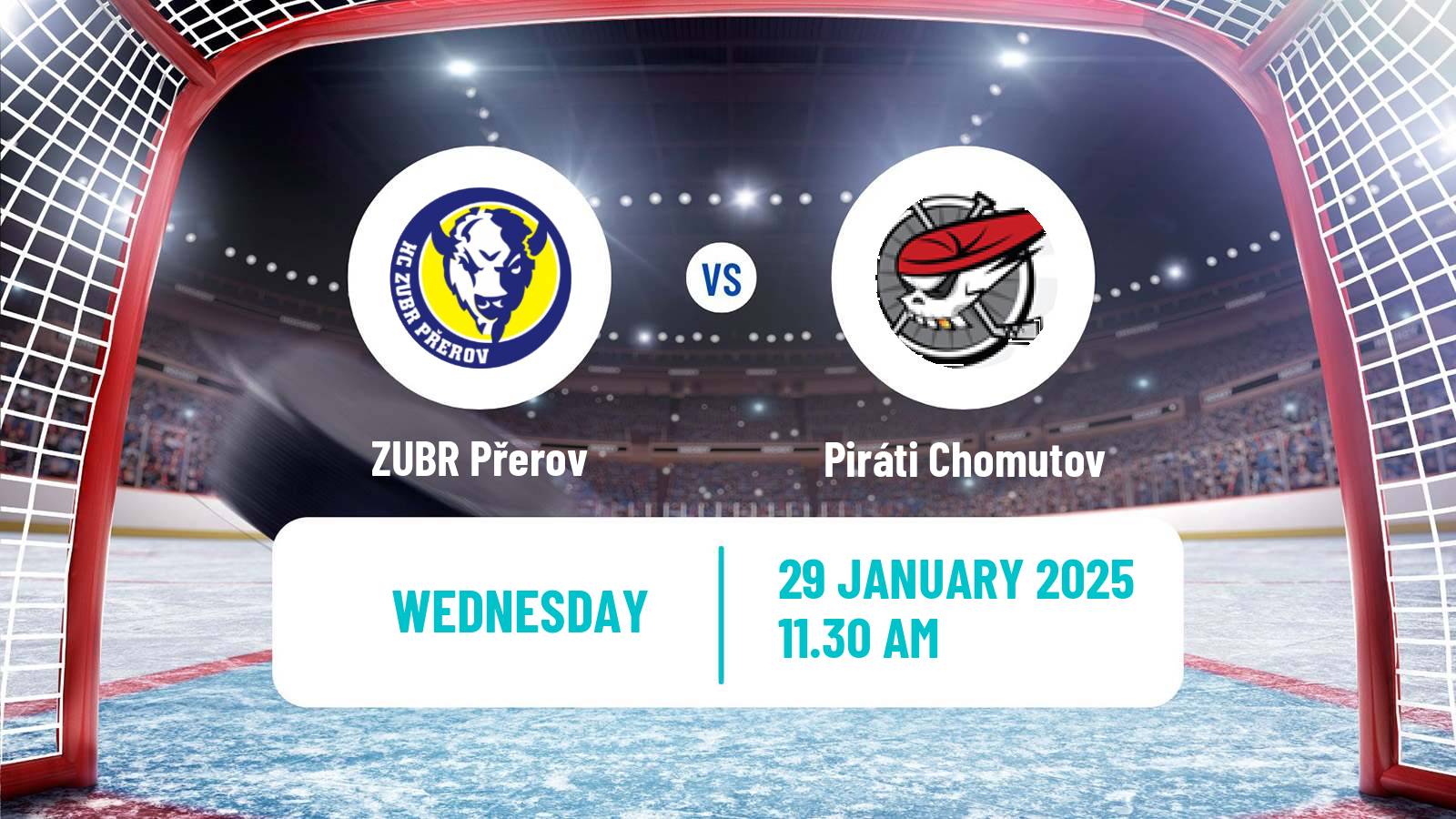 Hockey Czech Chance Liga ZUBR Přerov - Piráti Chomutov