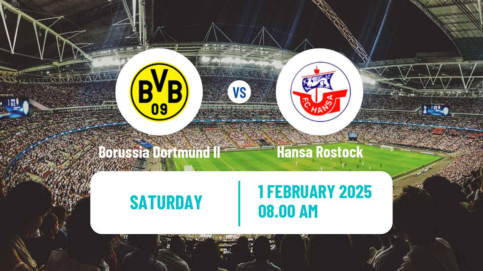 Soccer German 3 Bundesliga Borussia Dortmund II - Hansa Rostock