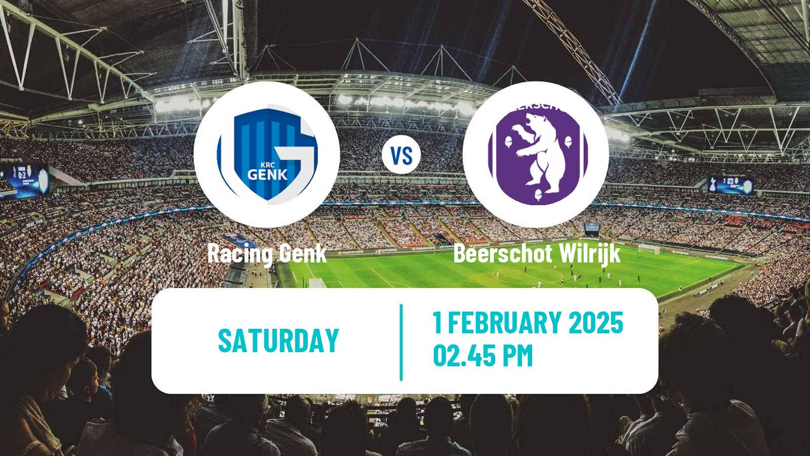 Soccer Belgian Jupiler Pro League Genk - Beerschot Wilrijk