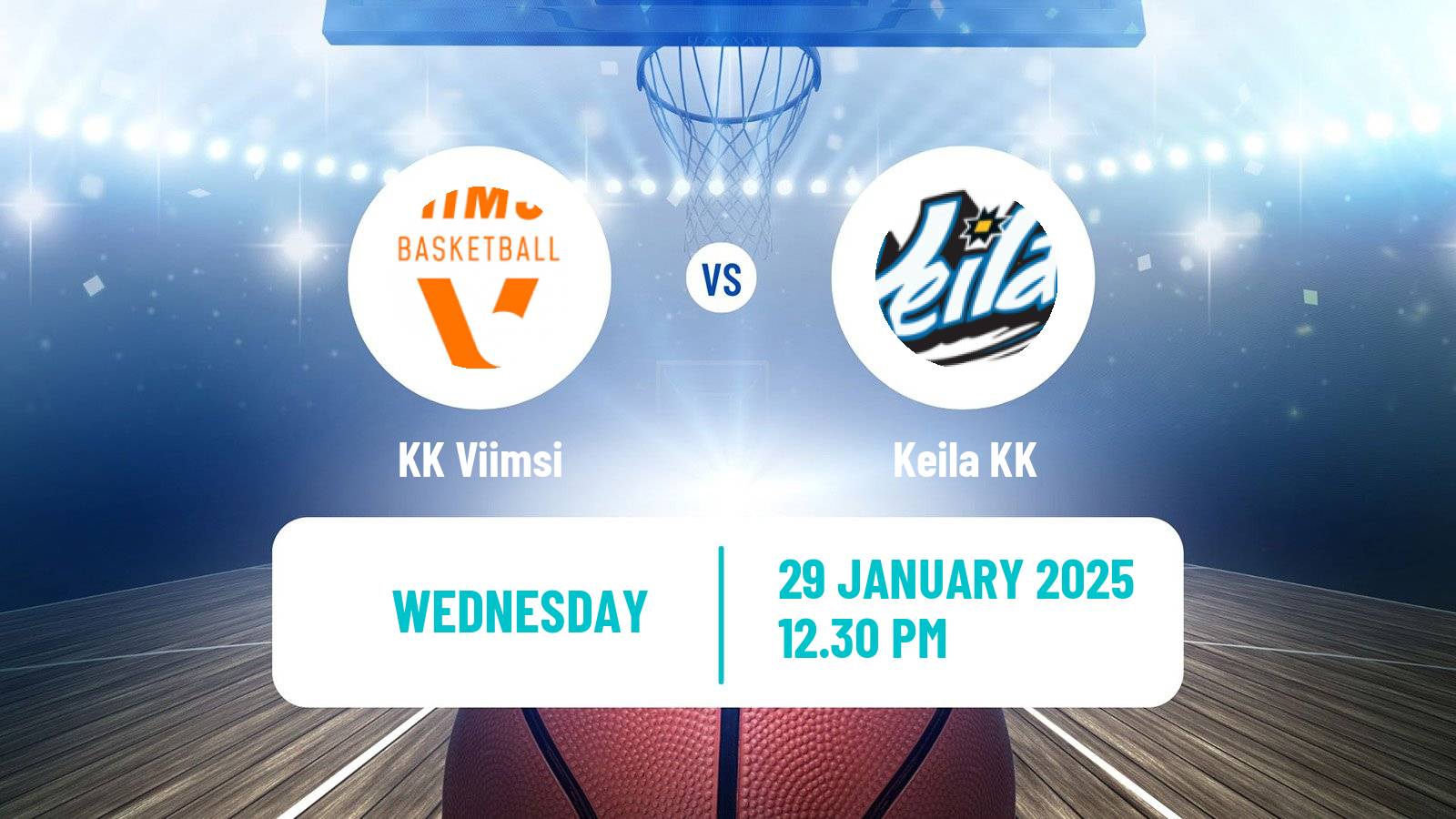 Basketball Estonian–Latvian Basketball League Viimsi - Keila