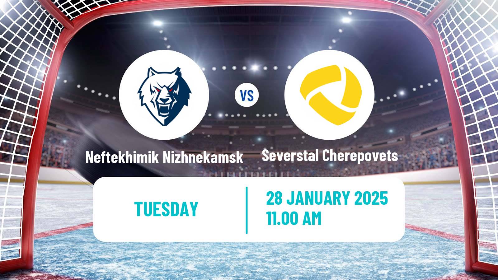 Hockey KHL Neftekhimik Nizhnekamsk - Severstal Cherepovets