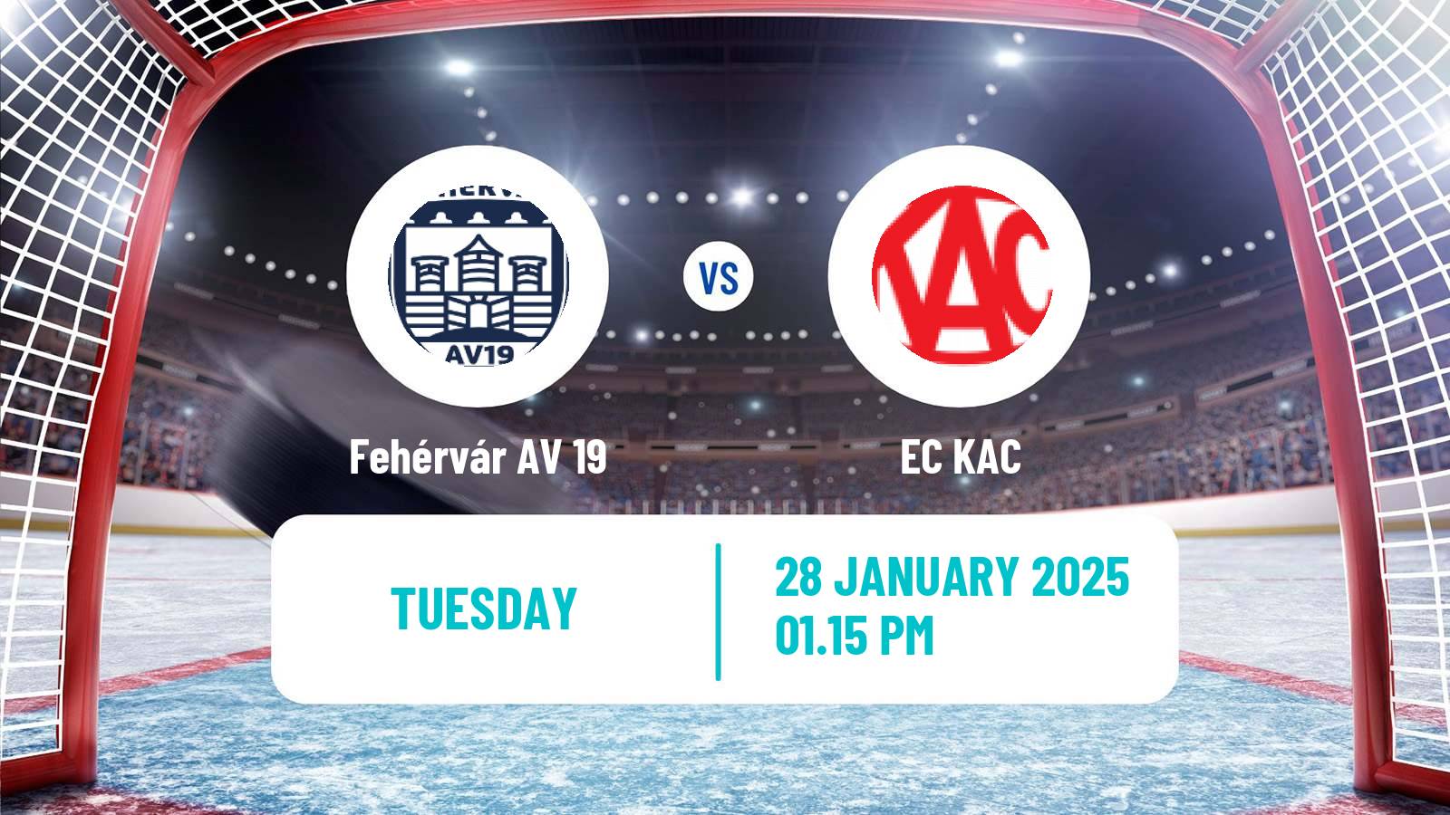 Hockey Austrian Ice Hockey League Fehérvár AV 19 - EC KAC