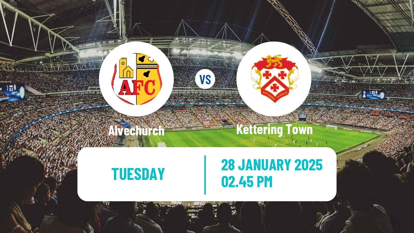 Soccer English Southern League Central Division Alvechurch - Kettering Town