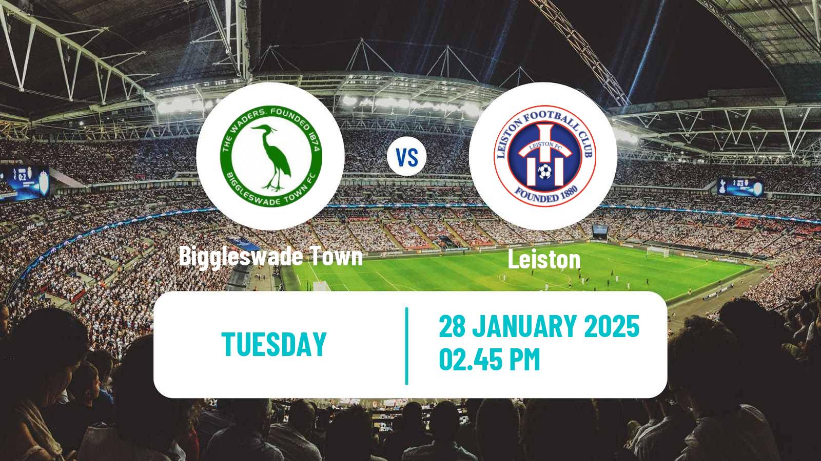 Soccer English Southern League Central Division Biggleswade Town - Leiston