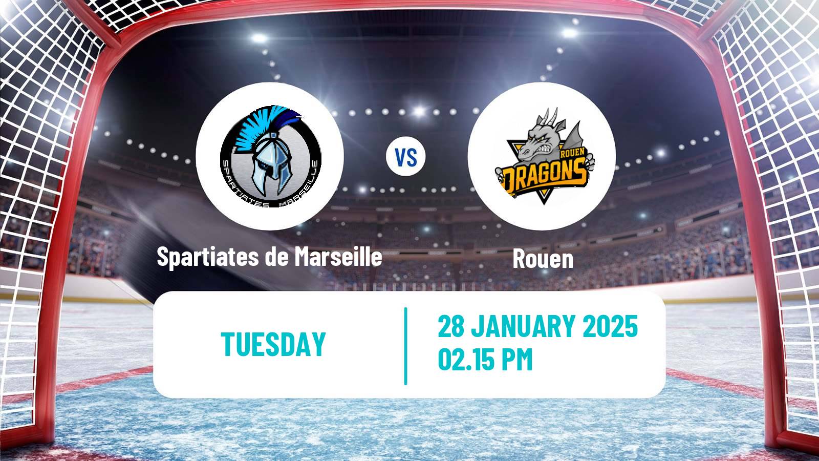 Hockey French Ligue Magnus Spartiates de Marseille - Rouen