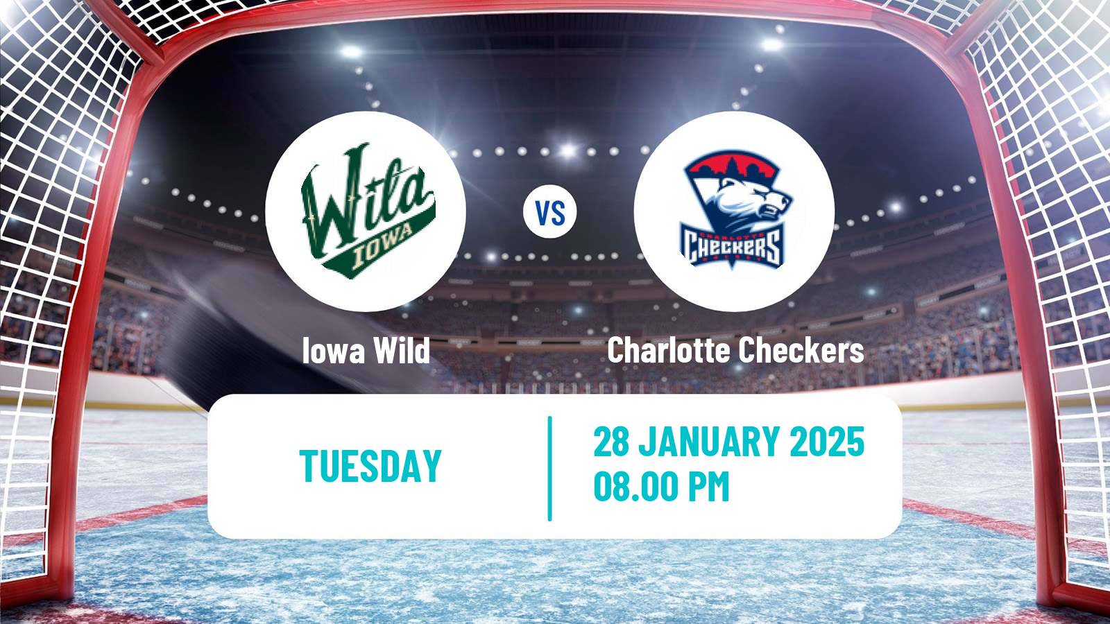 Hockey AHL Iowa Wild - Charlotte Checkers