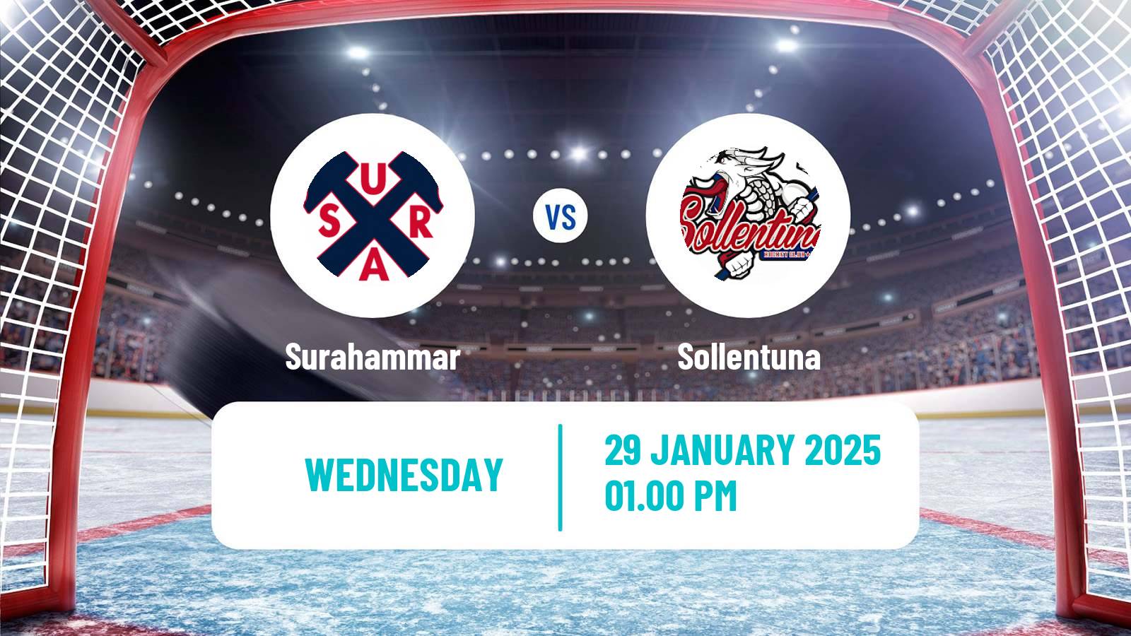 Hockey Swedish Hockey AllEttan Norra Surahammar - Sollentuna