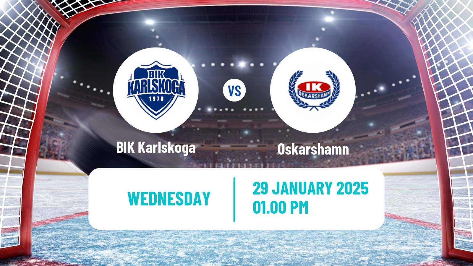 Hockey Swedish Hockey Allsvenskan BIK Karlskoga - Oskarshamn