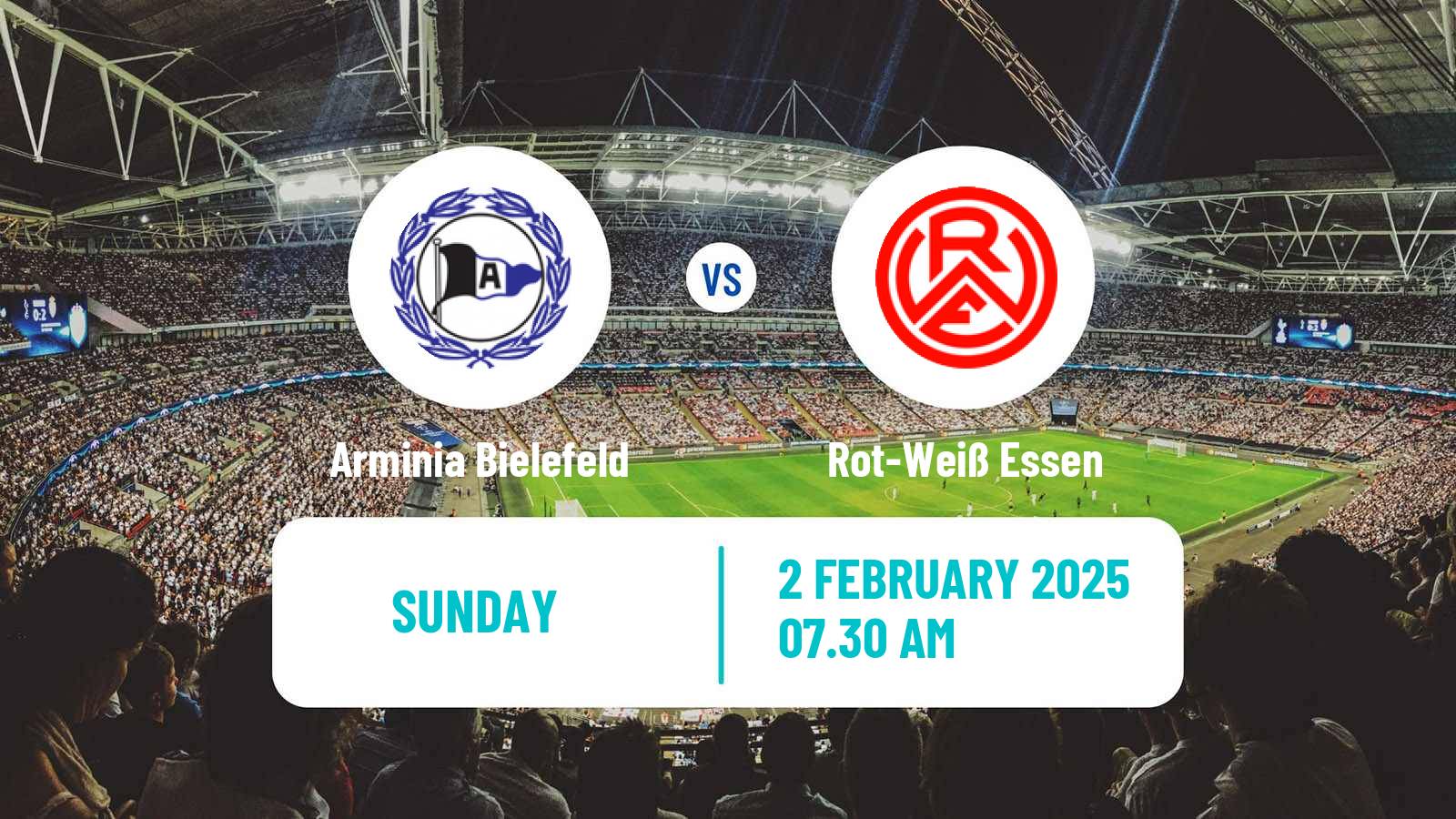 Soccer German 3 Bundesliga Arminia Bielefeld - Rot-Weiß Essen