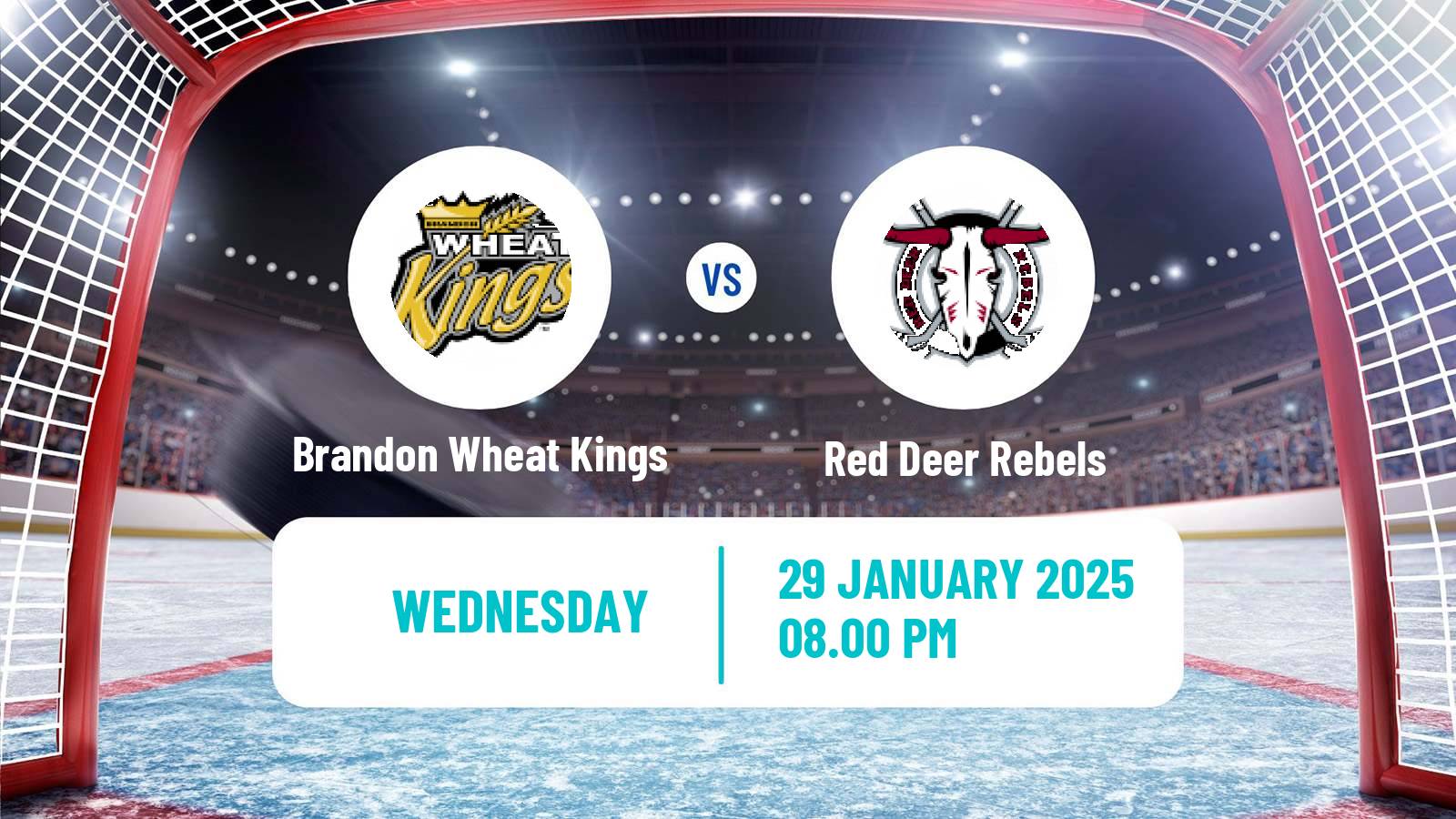 Hockey WHL Brandon Wheat Kings - Red Deer Rebels