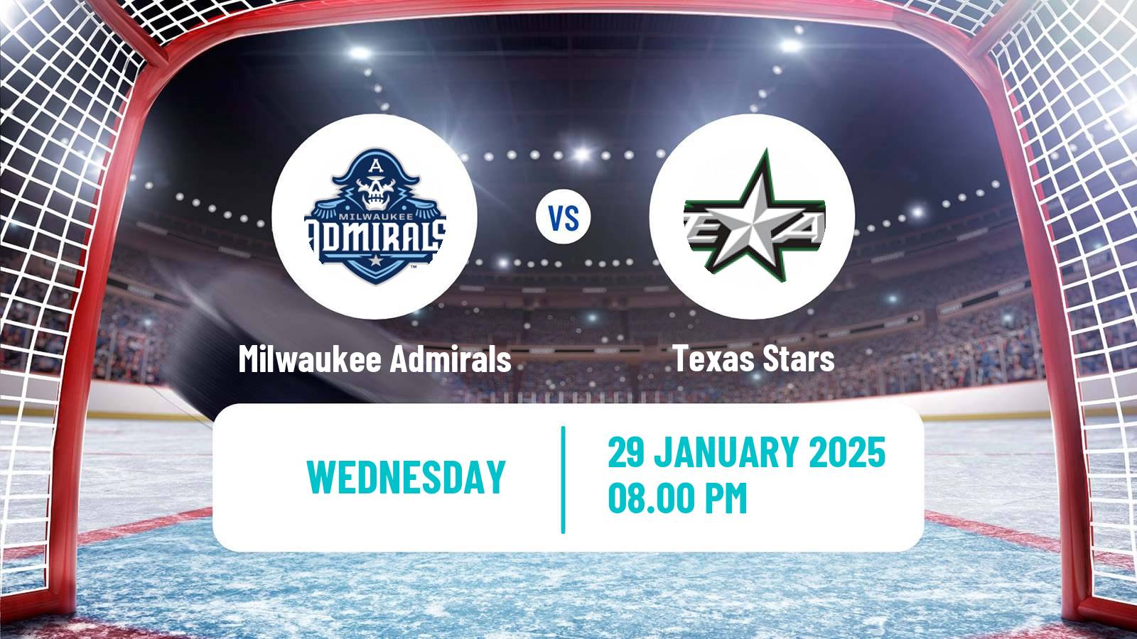 Hockey AHL Milwaukee Admirals - Texas Stars