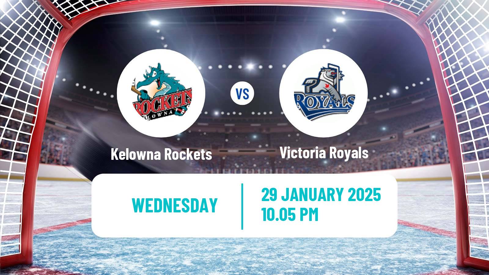 Hockey WHL Kelowna Rockets - Victoria Royals