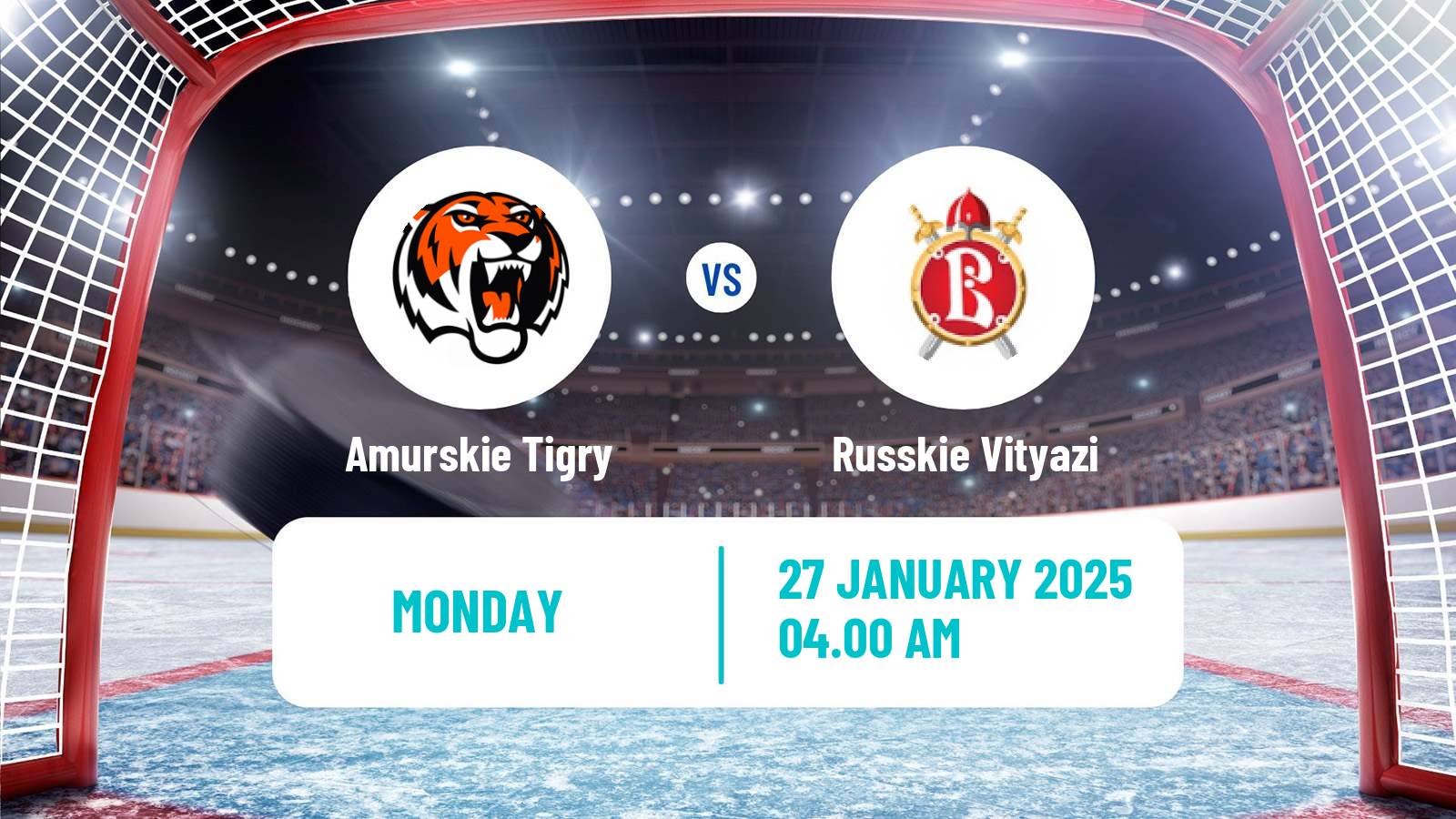 Hockey MHL Amurskie Tigry - Russkie Vityazi