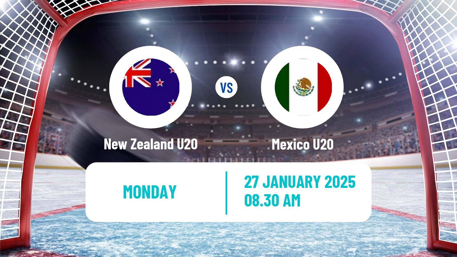 Hockey IIHF World U20 Championship IIIA New Zealand U20 - Mexico U20