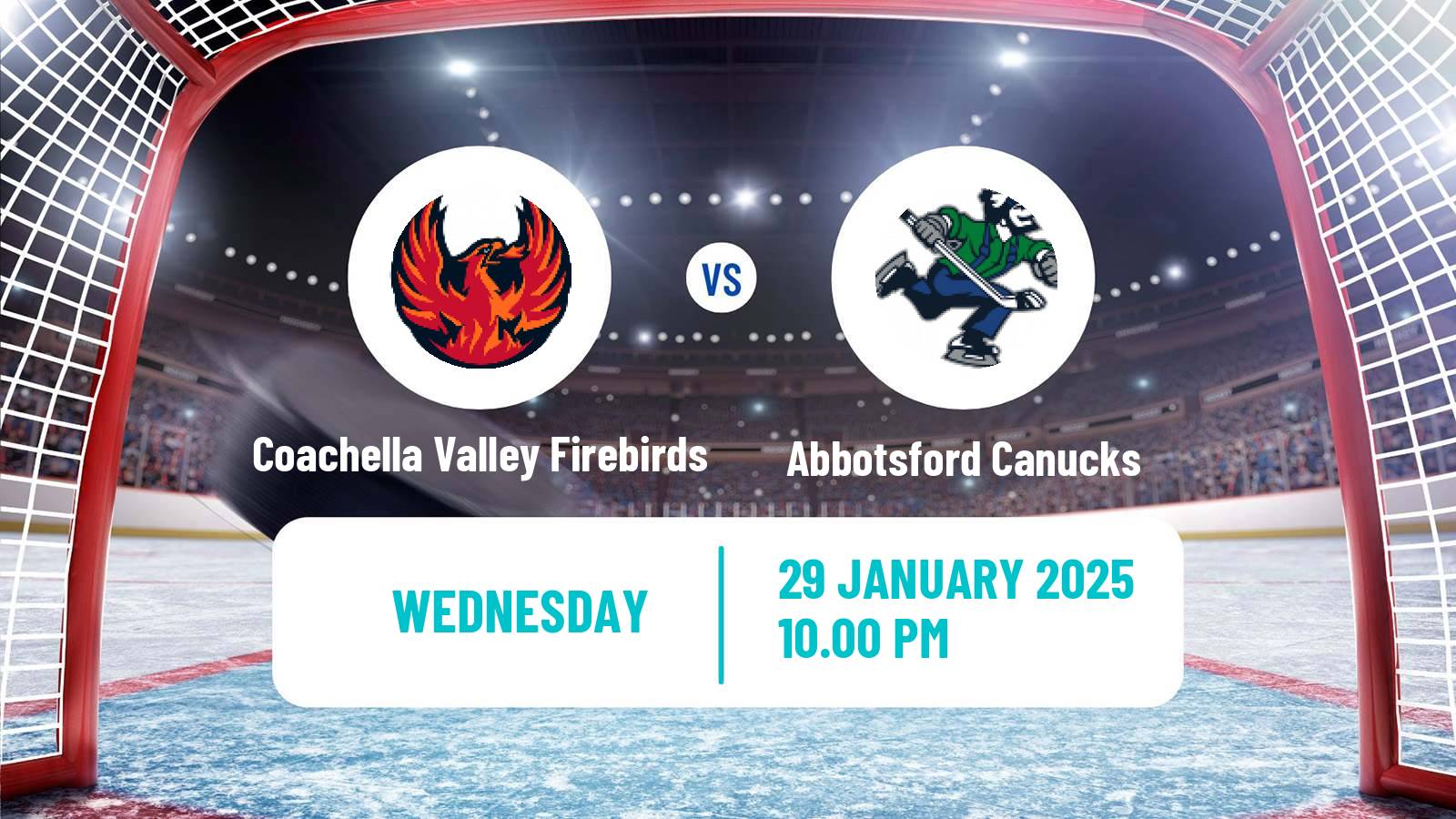 Hockey AHL Coachella Valley Firebirds - Abbotsford Canucks