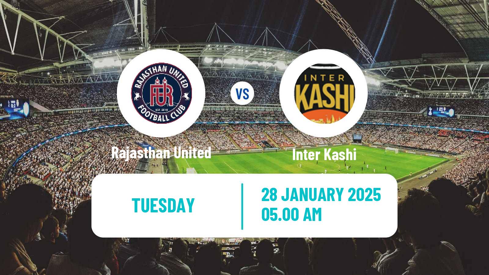 Soccer Indian I-League Rajasthan United - Inter Kashi