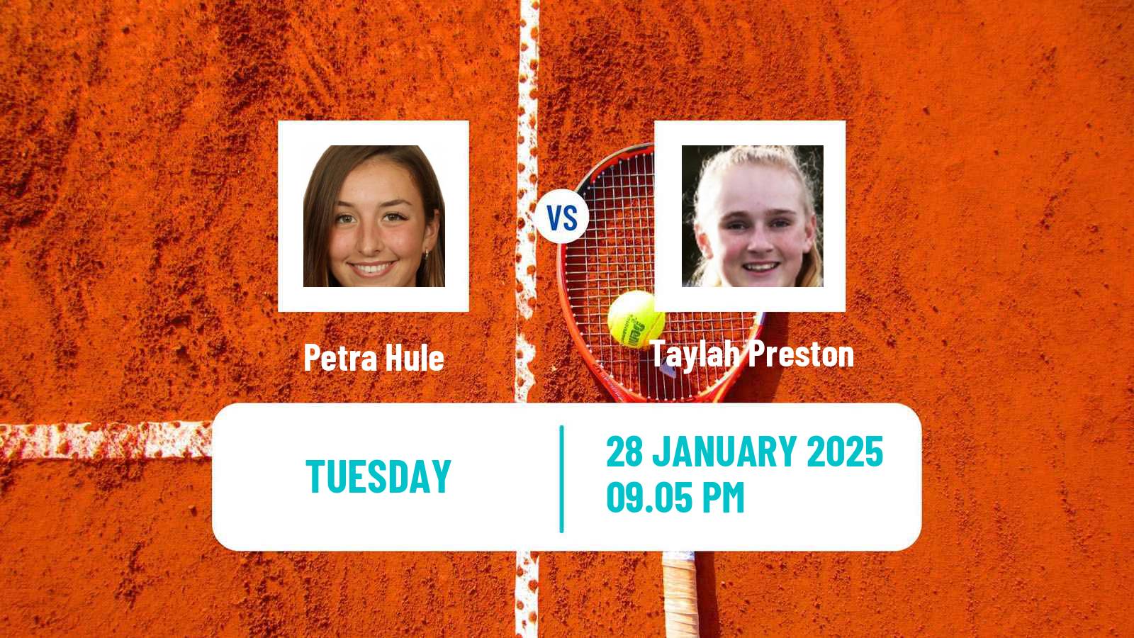 Tennis ITF W75 Brisbane Women Petra Hule - Taylah Preston