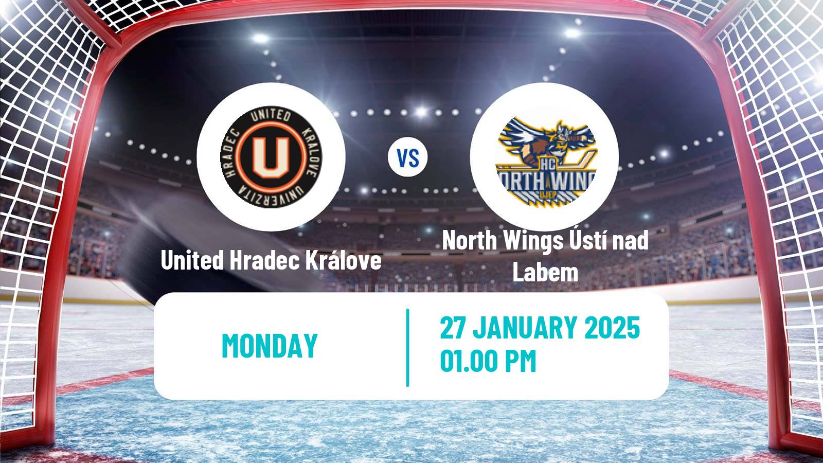 Hockey Czech ULLH United Hradec Králove - North Wings Ústí nad Labem