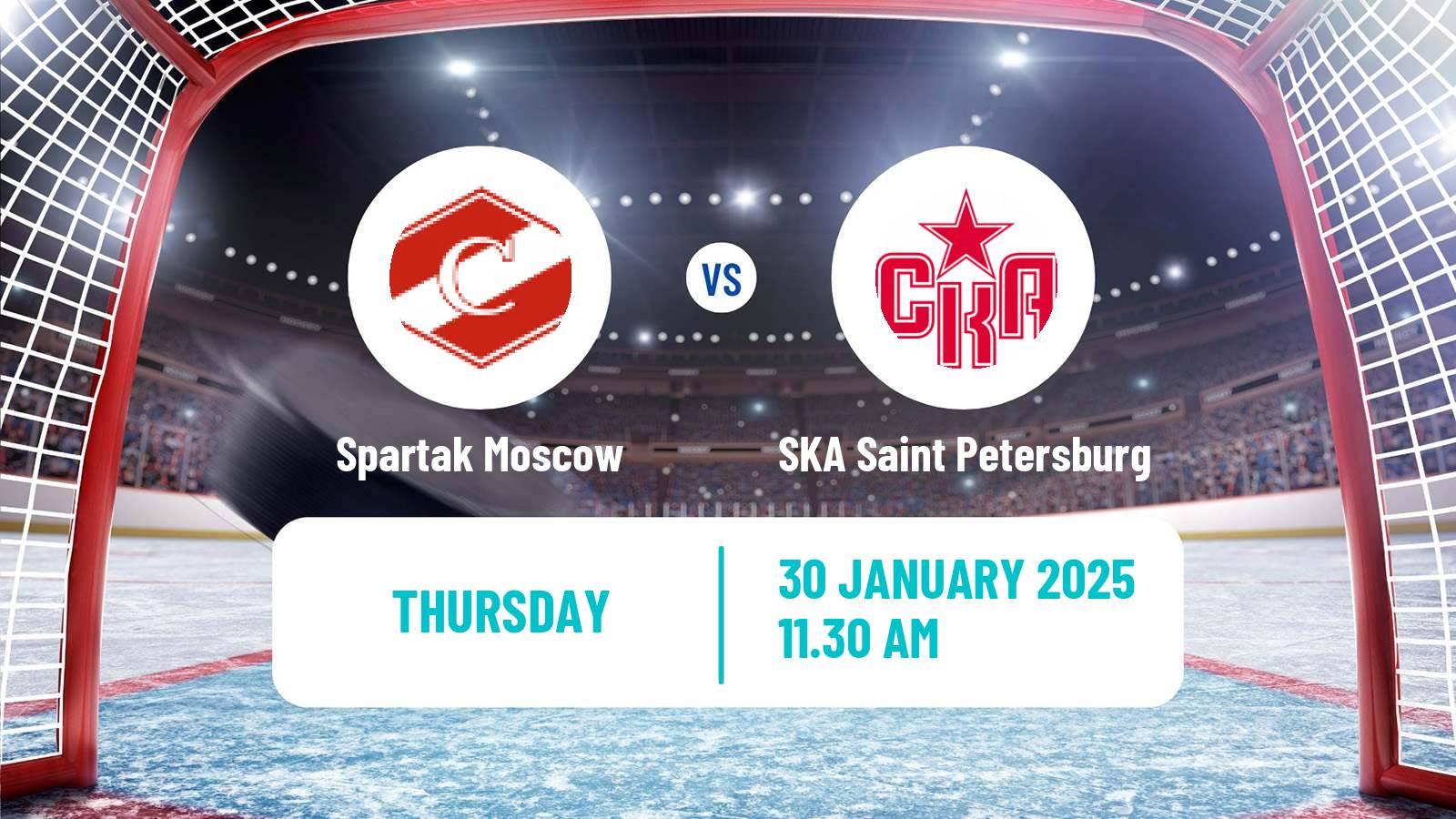 Hockey KHL Spartak Moscow - SKA Saint Petersburg